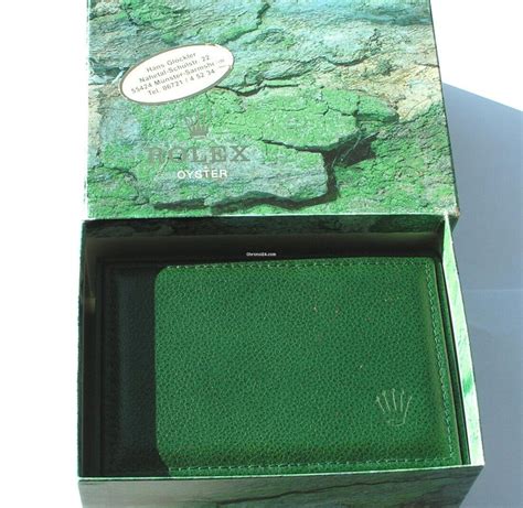 Rolex Box grün Uhrenbox 68.00.71 Geneve Suisse Rolex gren 